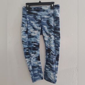 Lululemon Blue Patterned Leggings